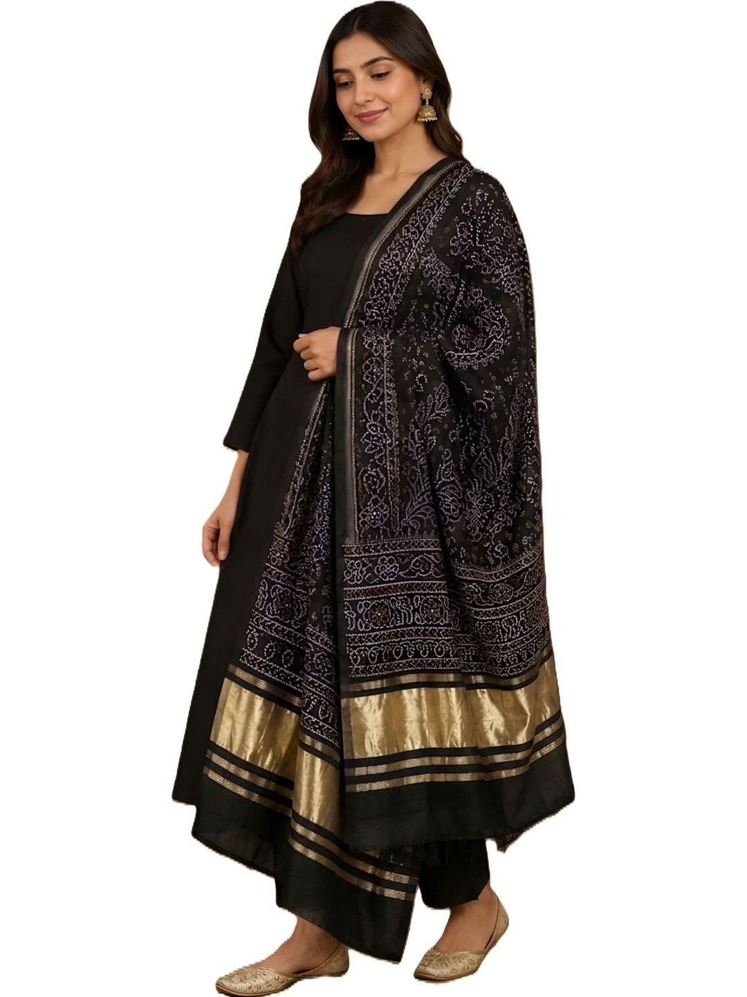 Drape Essence Ethnic Motifs Printed Dupatta - view 1
