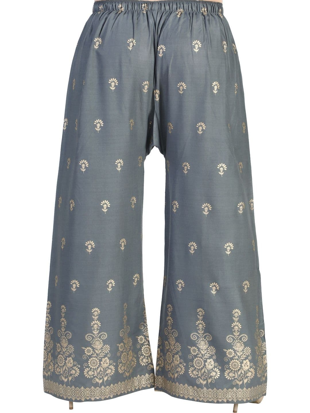BINISH Women Ethnic Motifs Printed Chambray Ethnic Palazzos - view 1