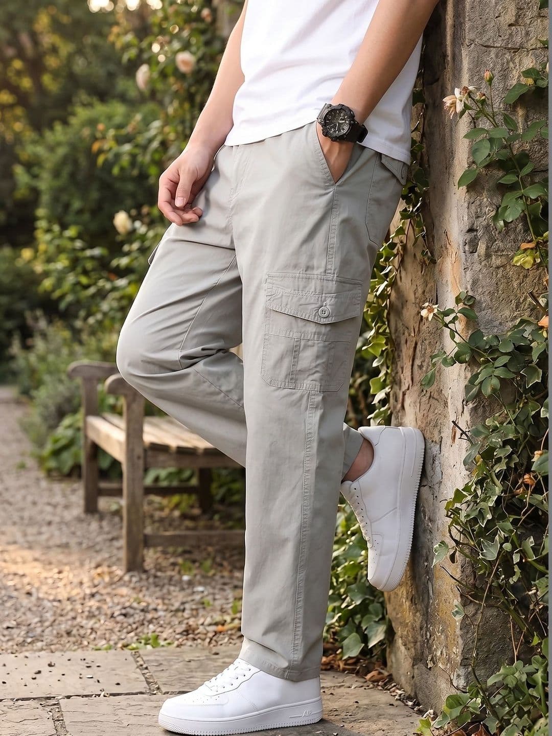 Roadster Men Relaxed Cargos Trousers