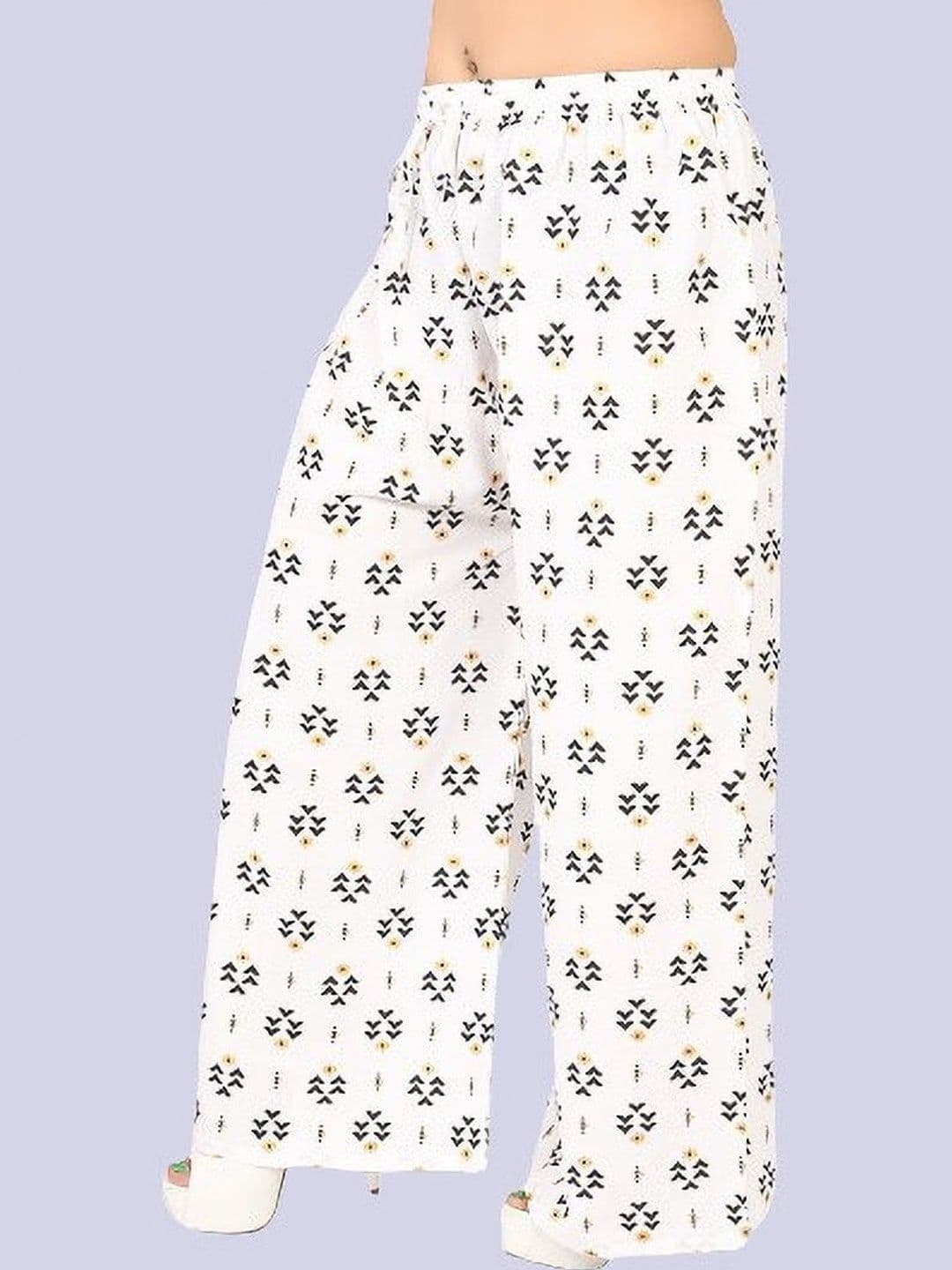 BINISH Women Printed Chambray Ethnic Palazzos - view 1