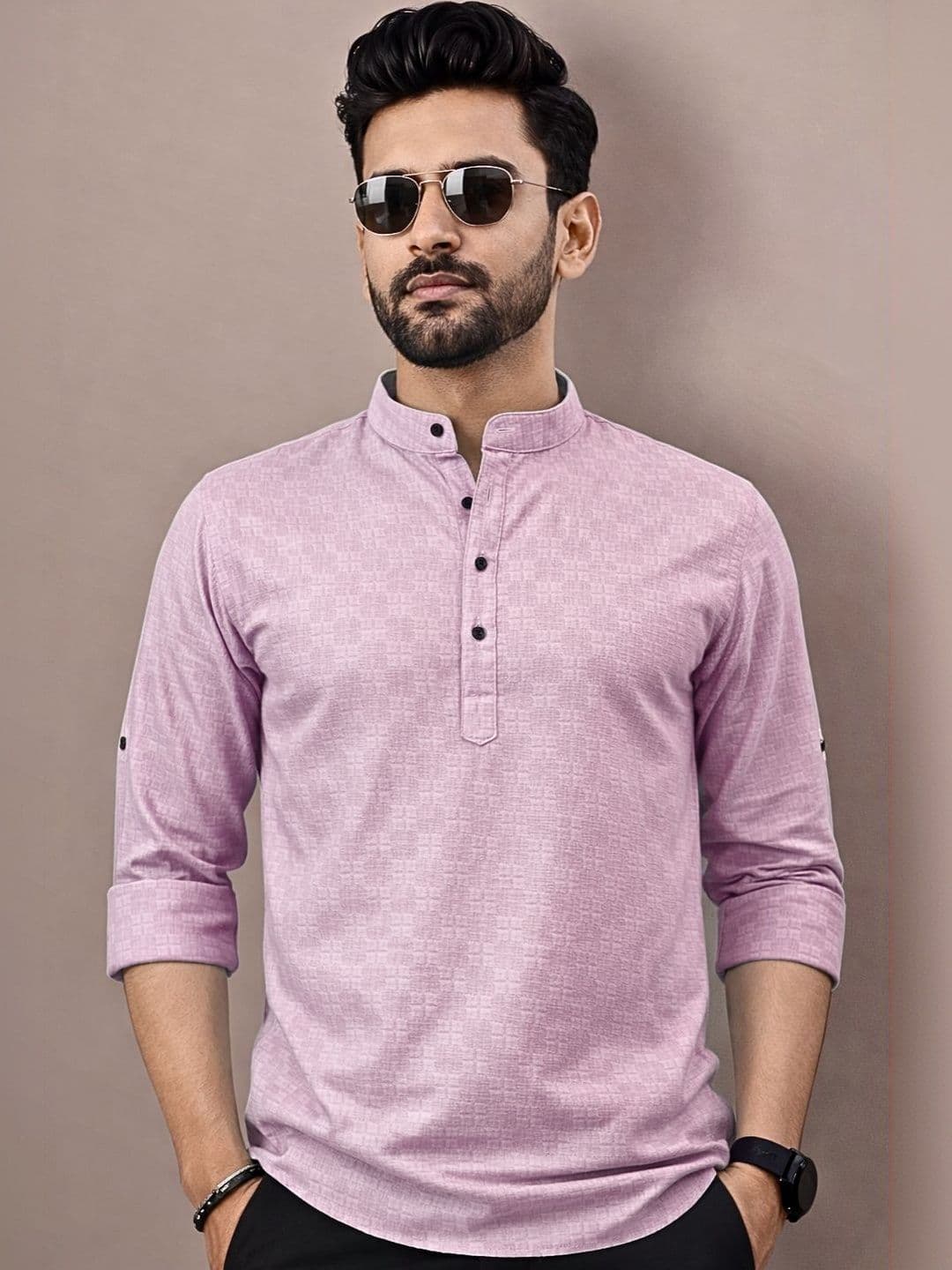 Varbandhan Men Dobby Kurta - view 1