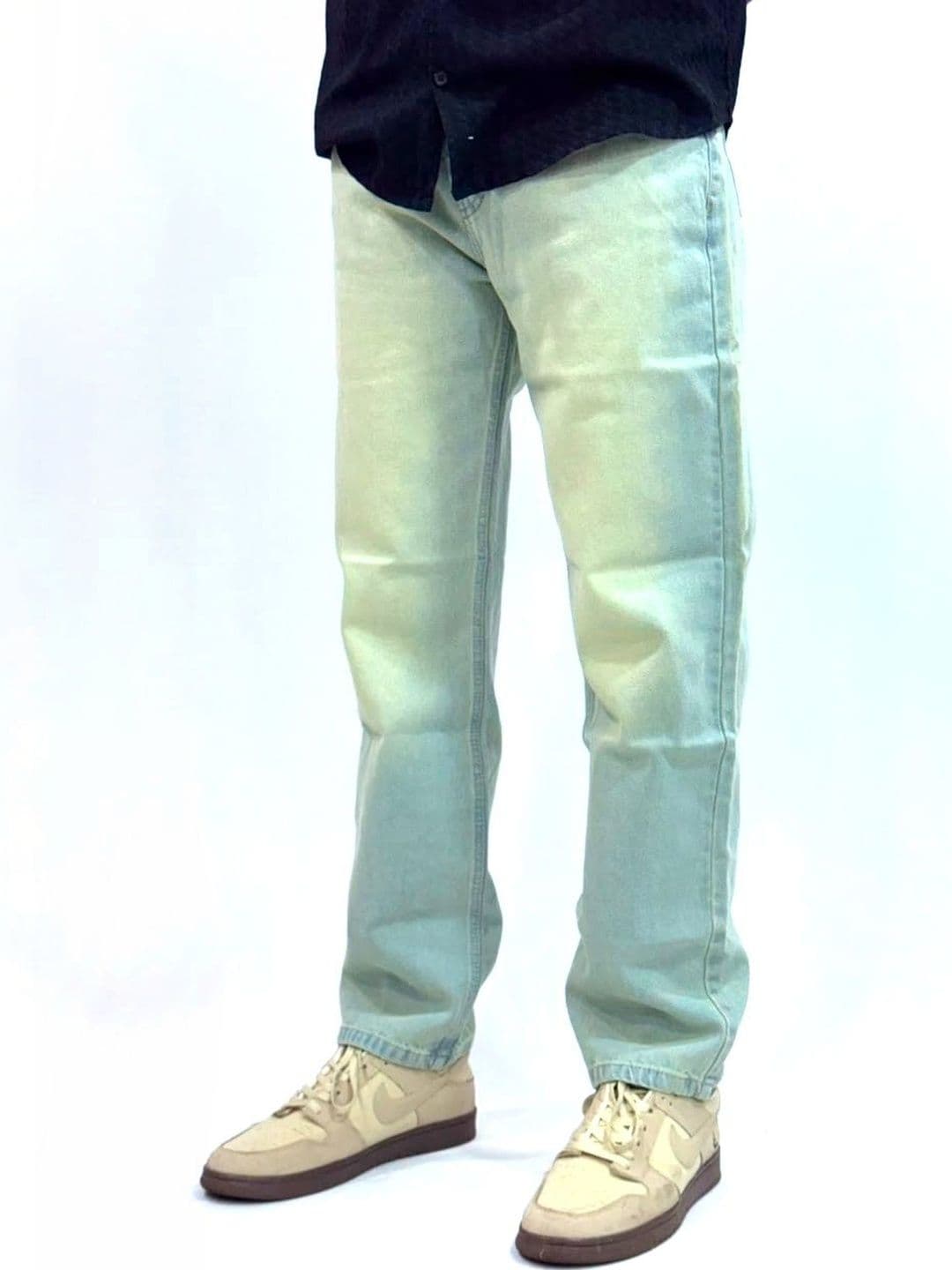 me Queen Men Straight Fit Mid-Rise Light Fade Jeans - view 1