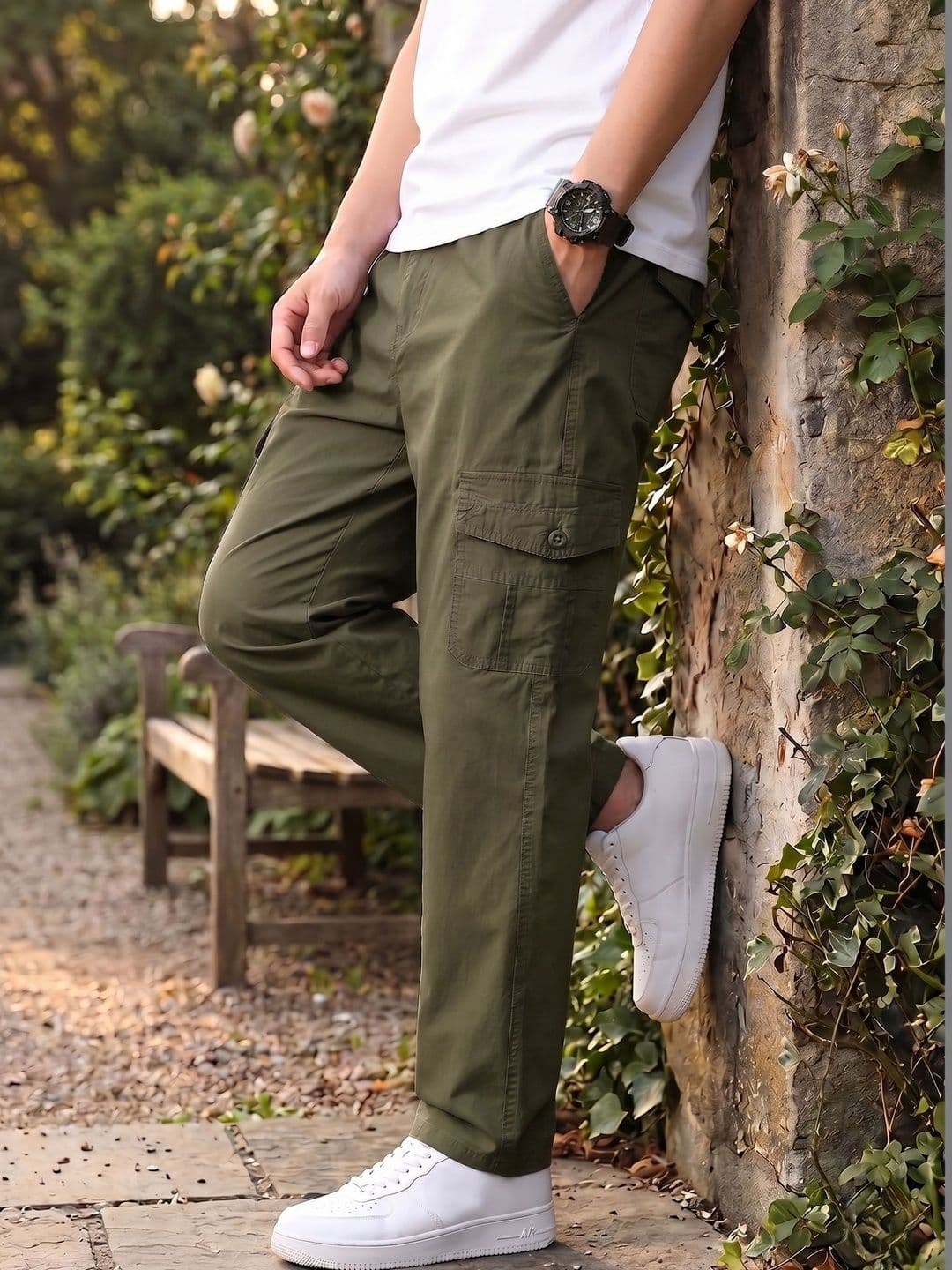 Roadster Men Relaxed Cargos Trousers - view 1