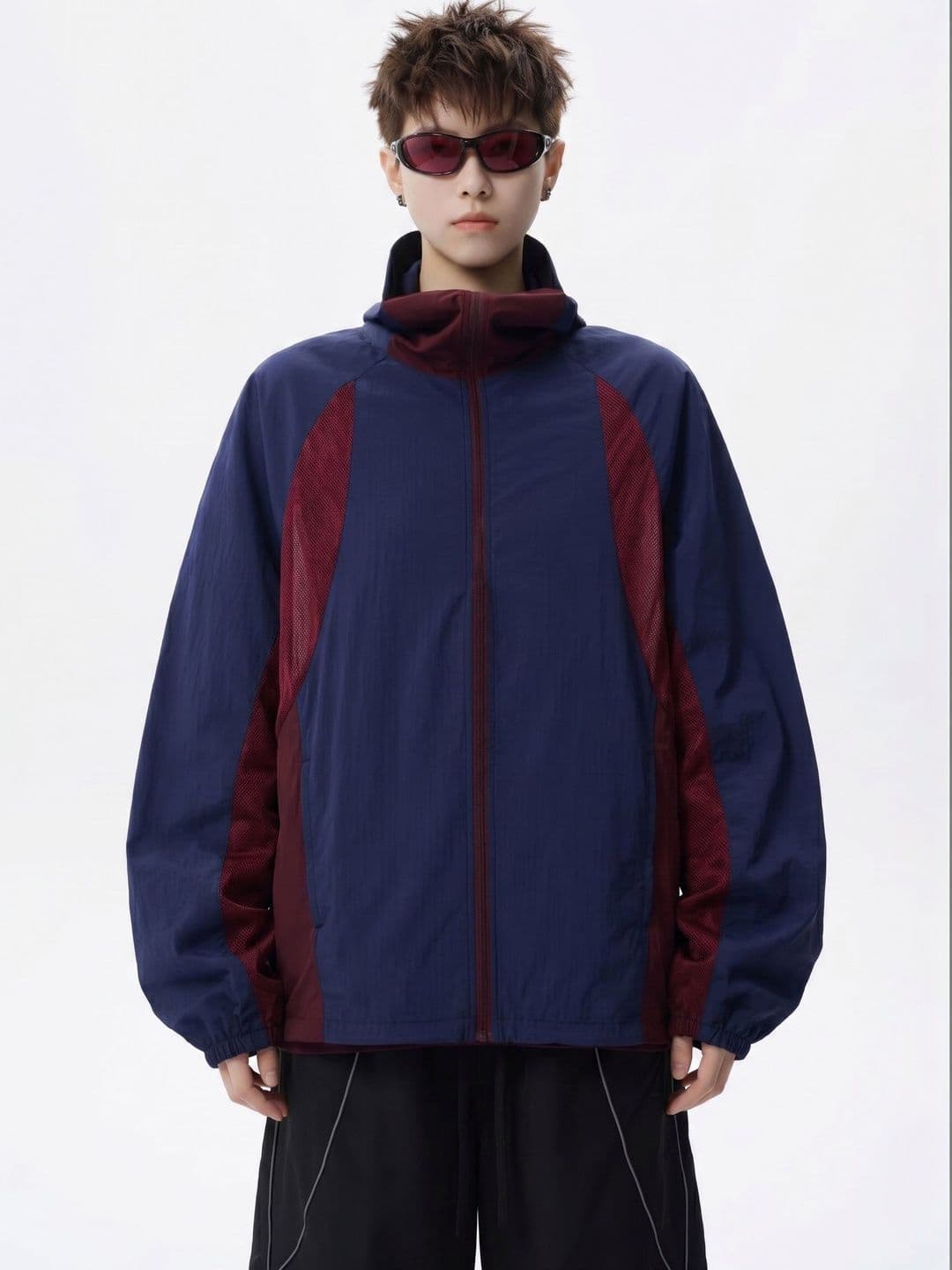 StyleCast x Revolte Men Colourblocked Lightweight Outdoor Sporty Jacket - view 1