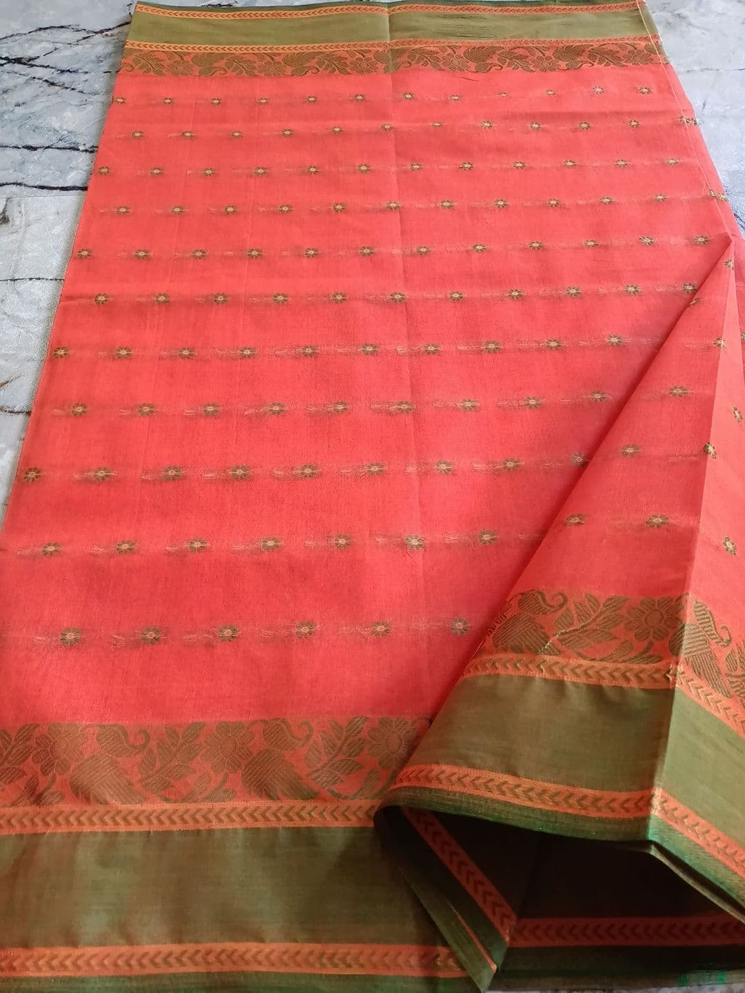 Dreamy Textile Hub Woven Design Zari Taant Saree - view 1