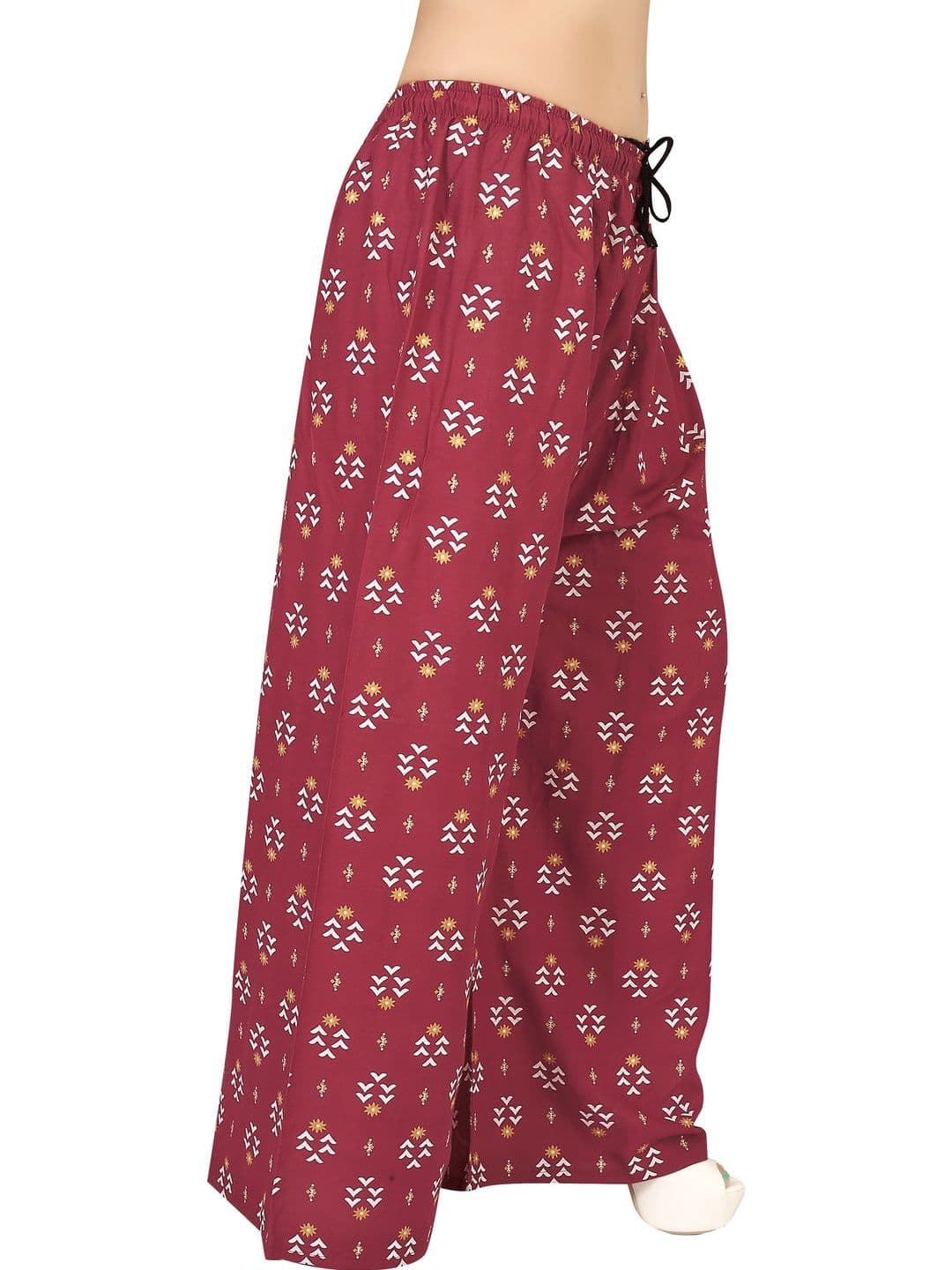 BINISH Women Ethnic Motifs Printed Chambray Ethnic Palazzos - view 1