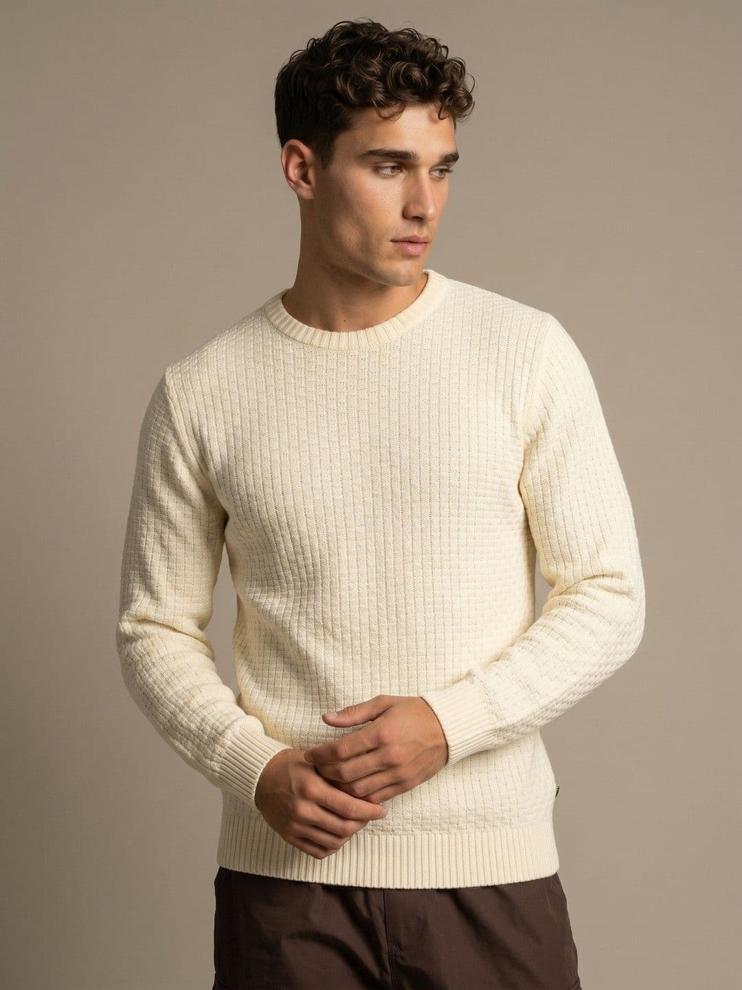 glitchez Self-Design Pullover Sweater - view 1