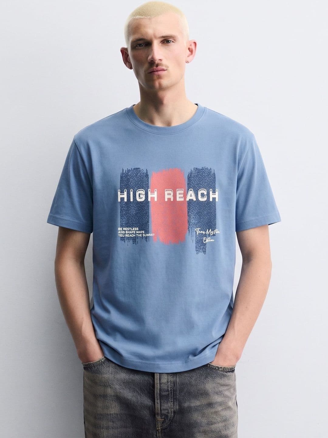 TMO Men Typography Printed T-shirt - view 1