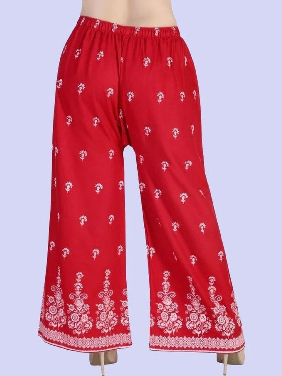 BINISH Women Ethnic Motifs Printed Chambray Ethnic Palazzos - view 1
