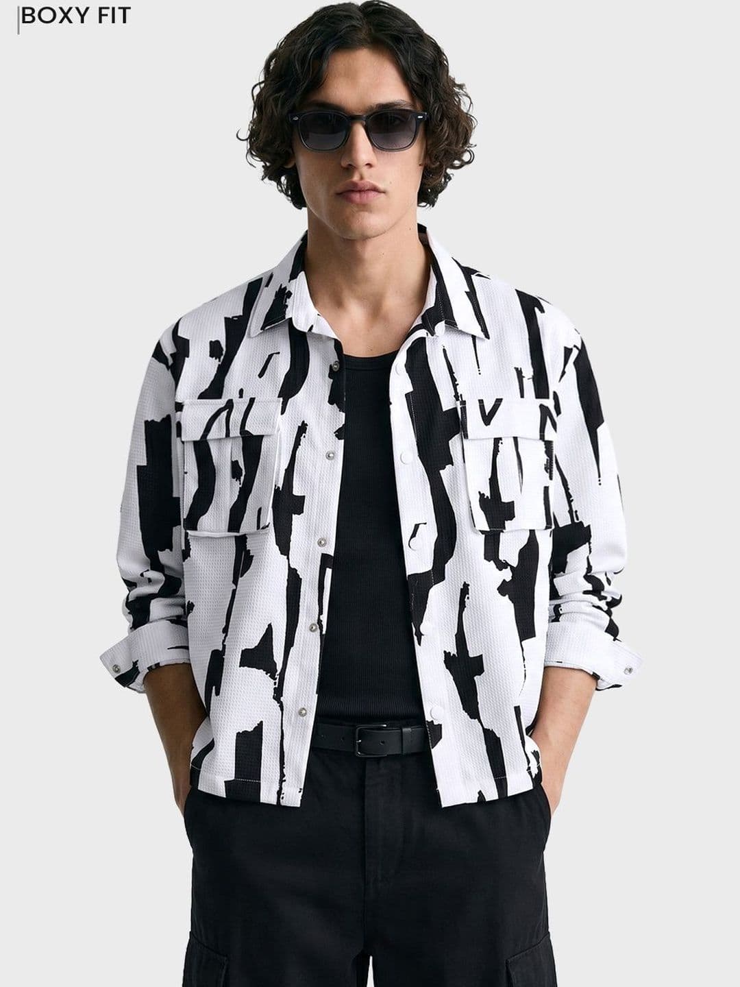 The Indian Garage Co Men Boxy Printed Casual Shirt - view 1