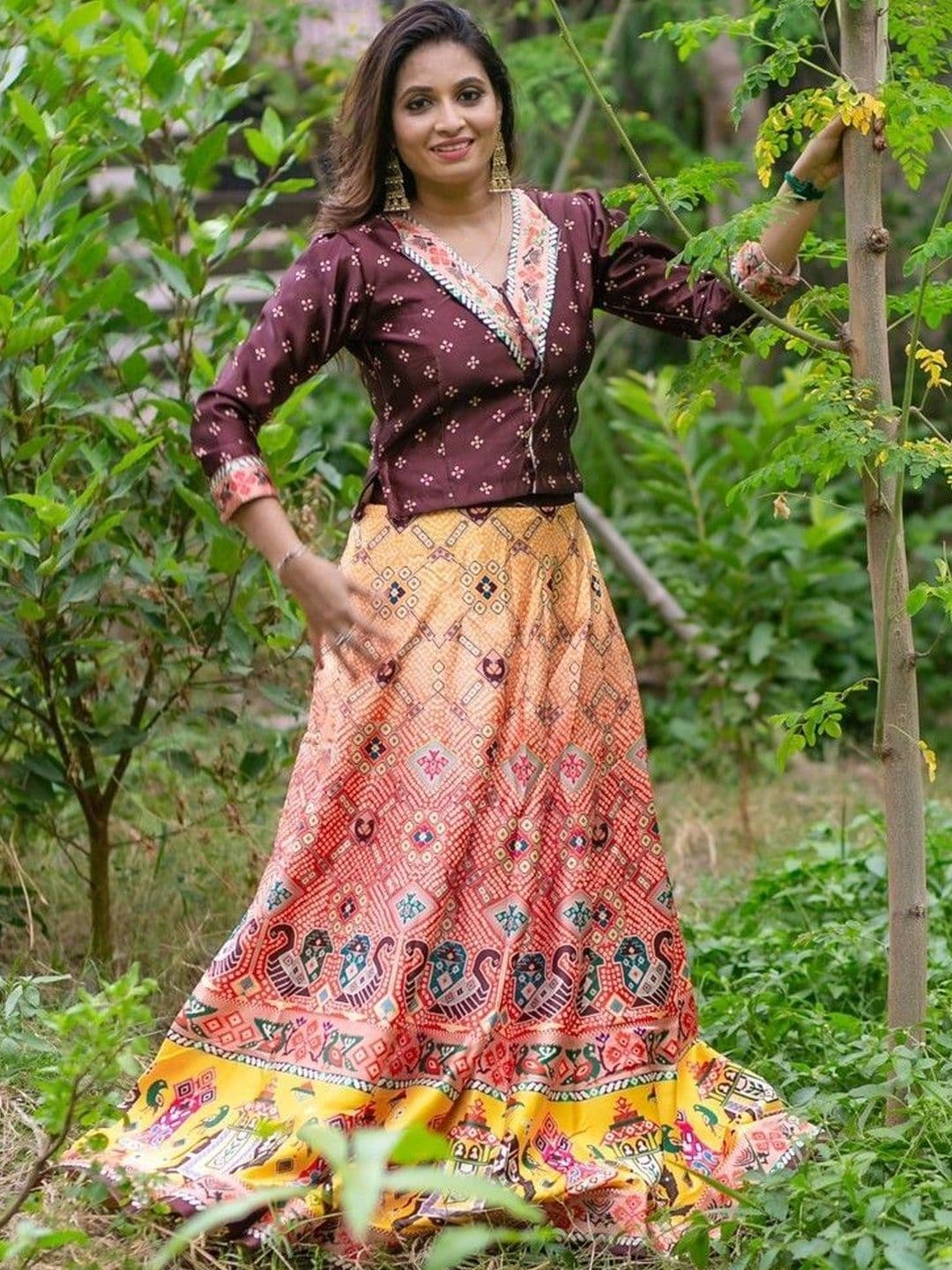 KAHIRAA WHOLETEX Embellished Semi-Stitched Lehenga & Unstitched - view 1