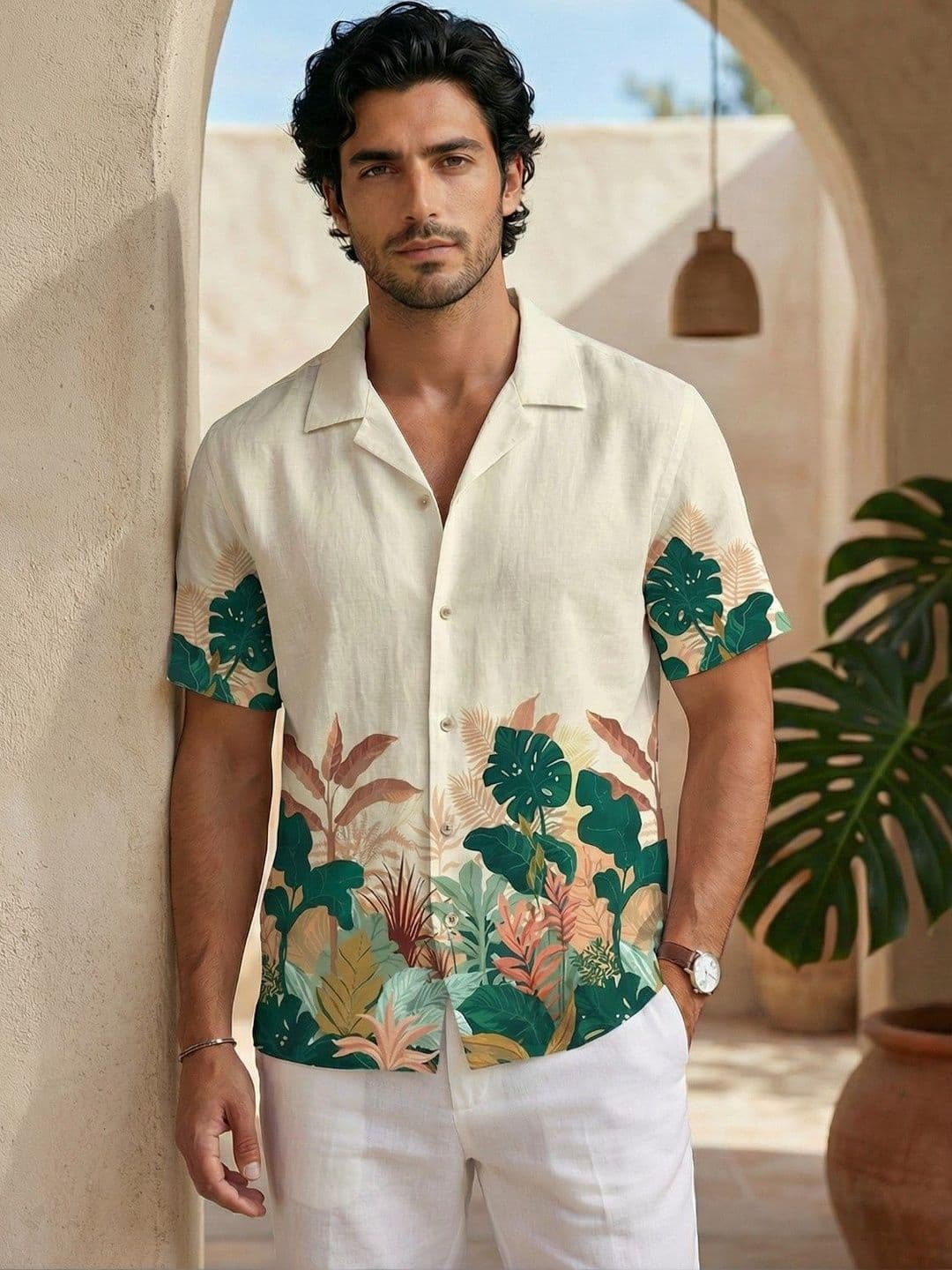 Stenfia Men Floral Printed Casual Shirt - view 1