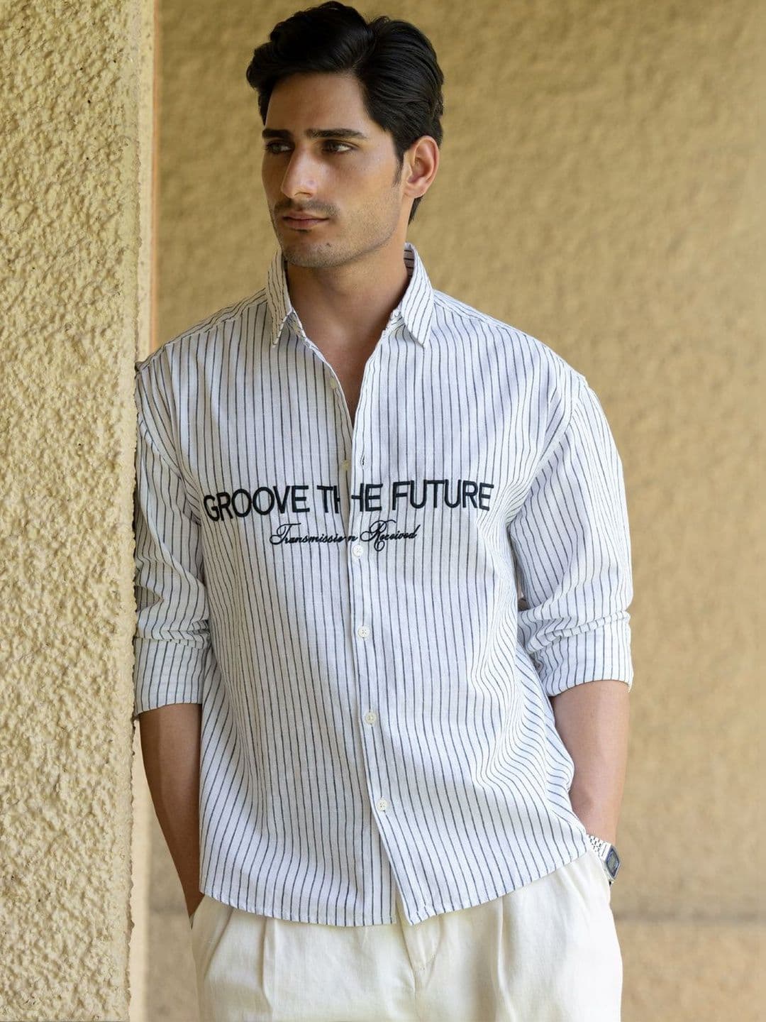 Powerlook Men Striped Casual Shirt - view 1