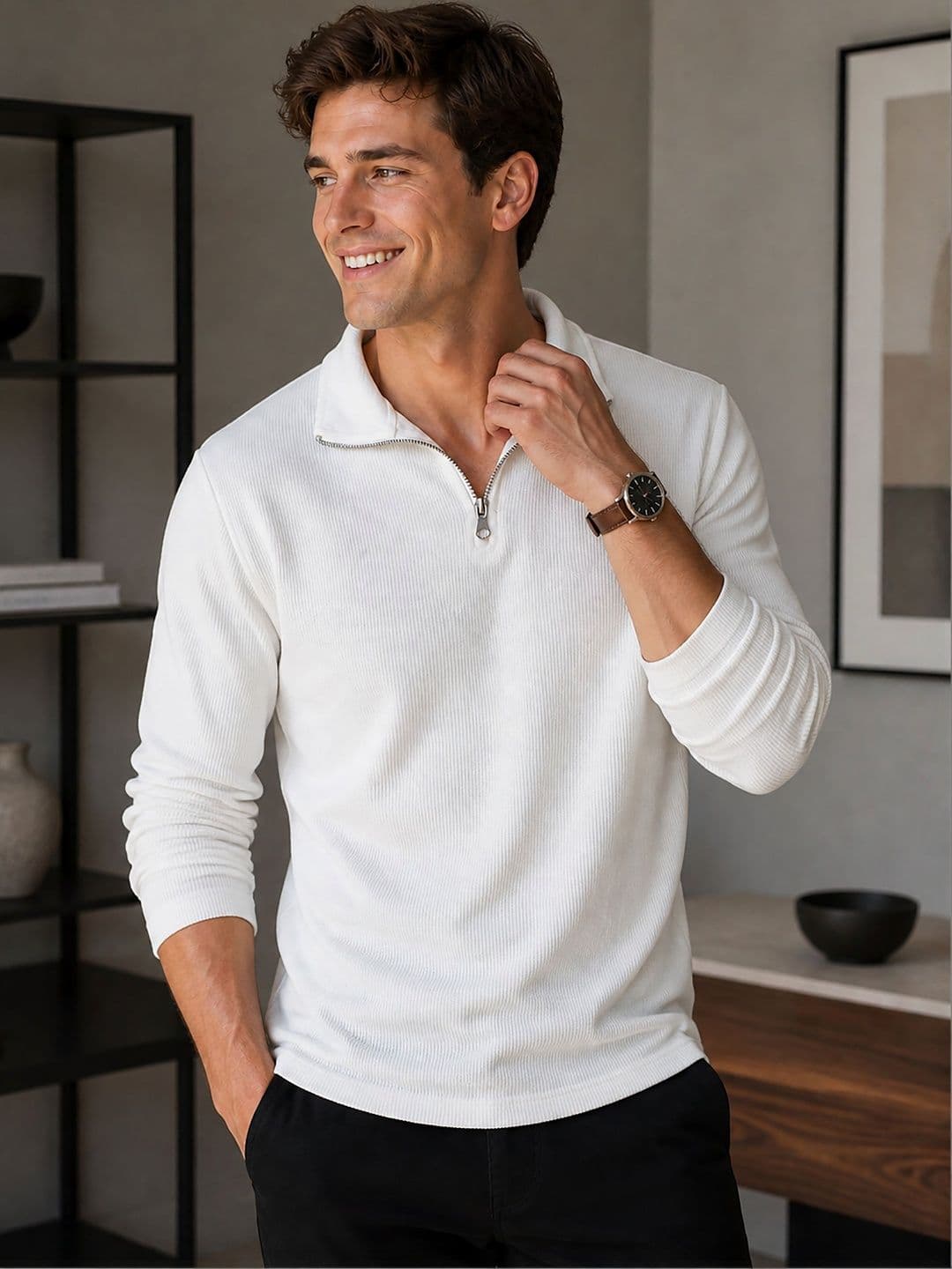 SZN Men Polo Collar T-shirt - view 1