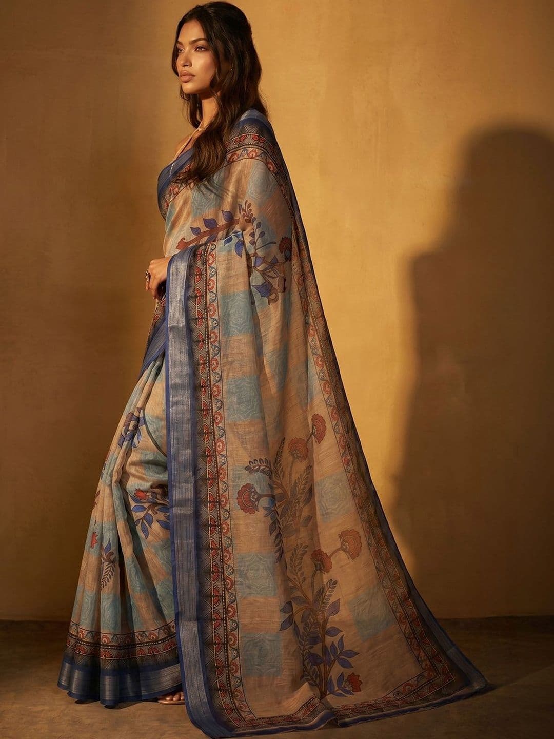 Anouk Floral Kanjeevaram Saree - view 1