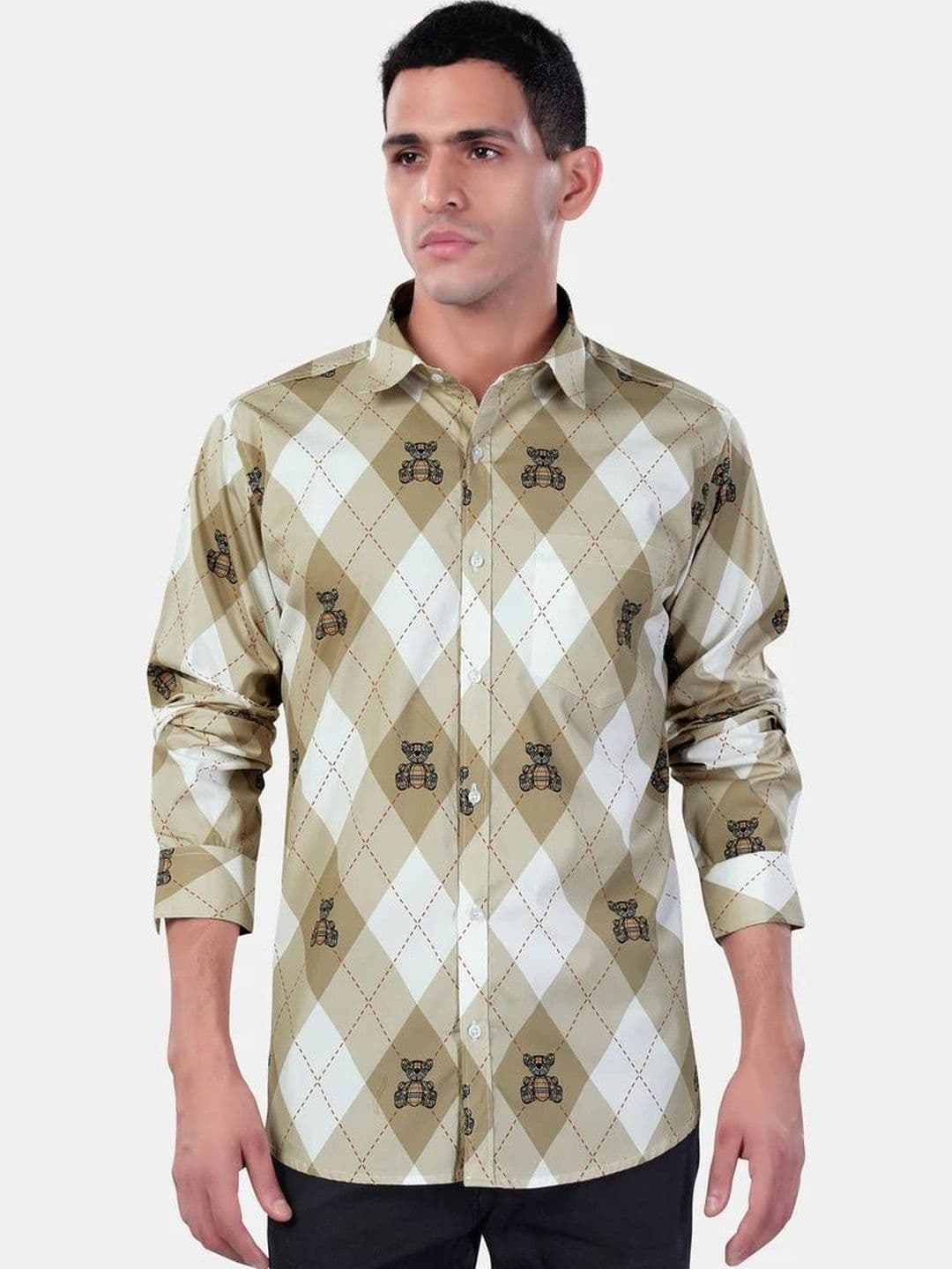 FRENCH CROWN Men Standard Printed Casual Shirt - view 1