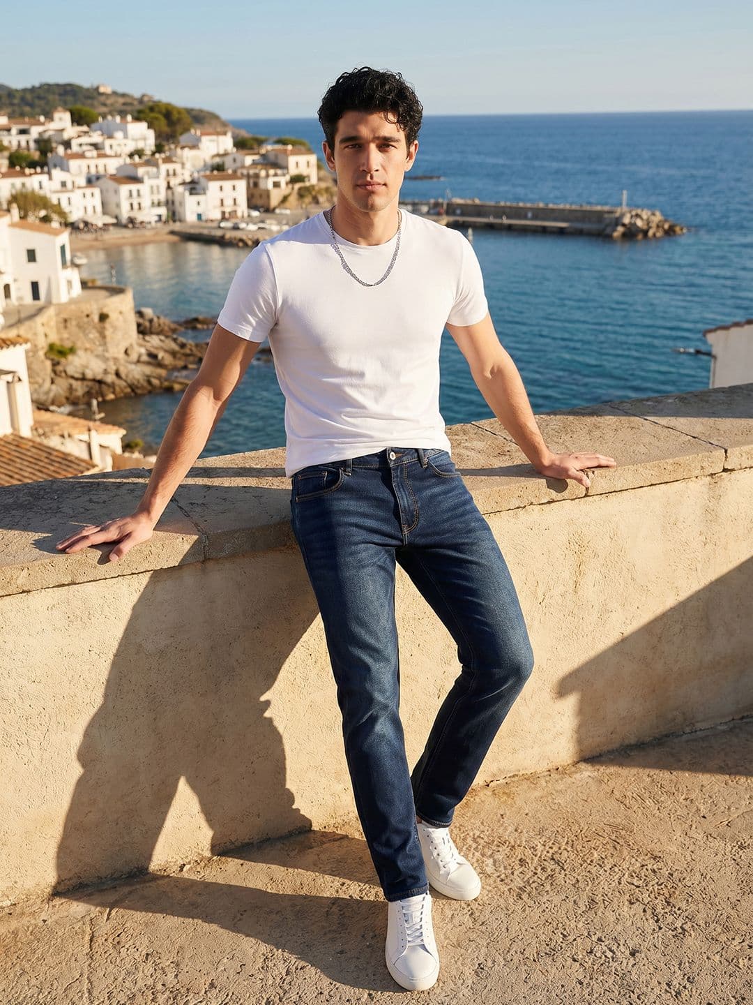 Mast & Harbour Men Slim Fit Stretchable Jeans - view 1
