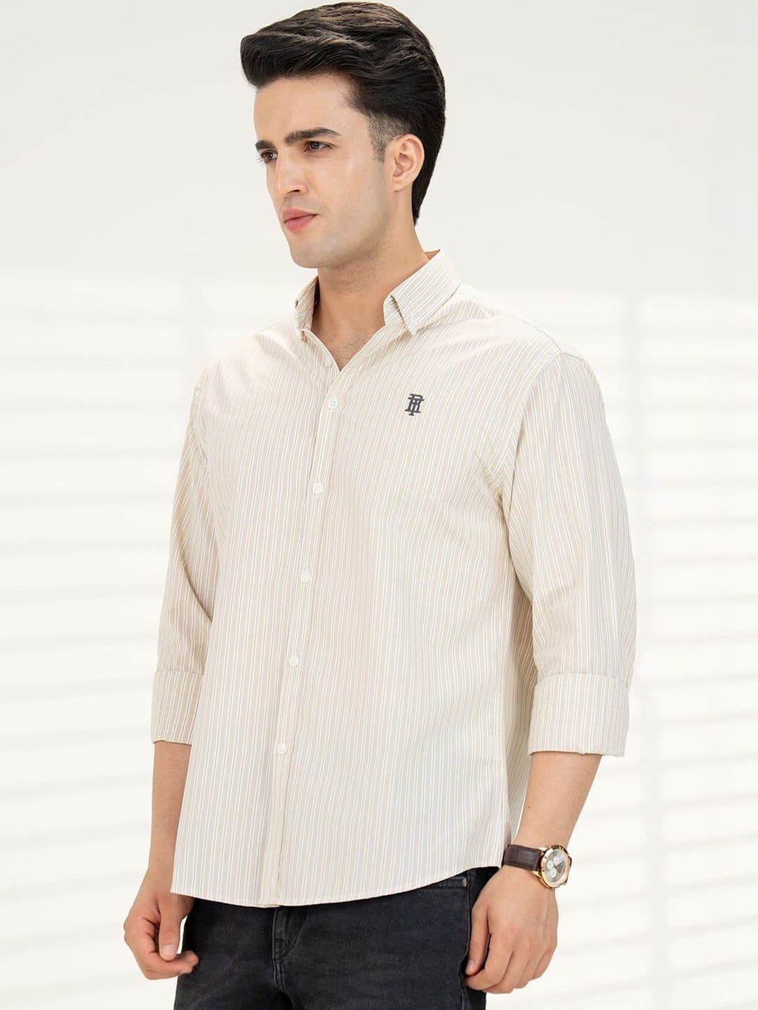 Red Tape Men Striped Casual Shirt - view 1