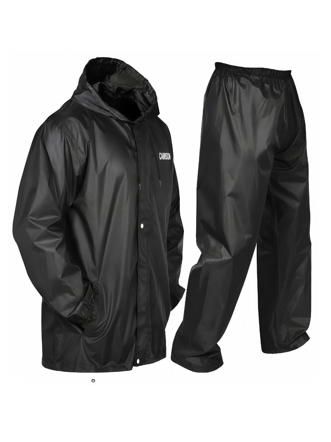 CAMISON Men Waterproof and Reversible Hooded Rain Jacket - view 1