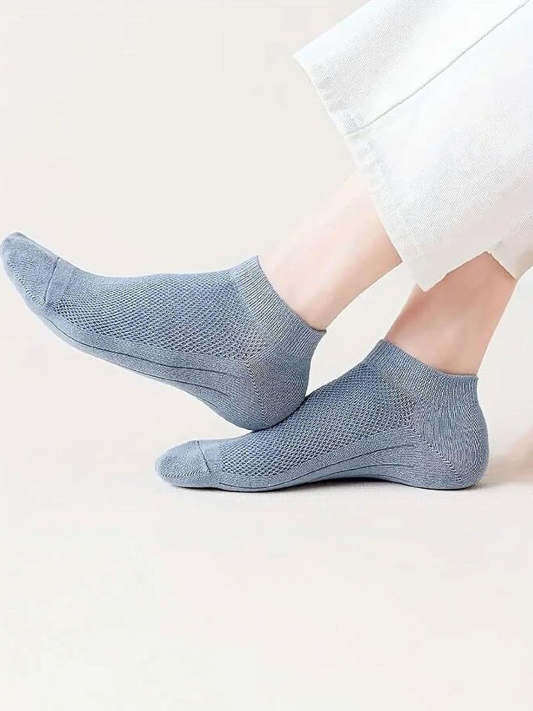 MERCEHIVE Men Pack of 6 Cotton Ankle Length Socks - view 1