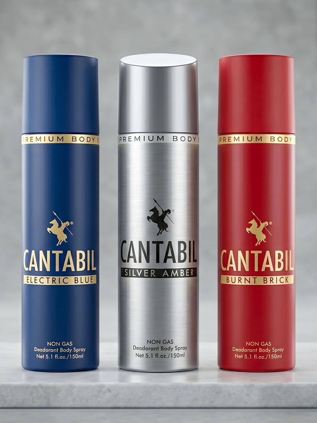 Cantabil Set Of 3 Long Lasting Deodorant - 150ml Each - view 1