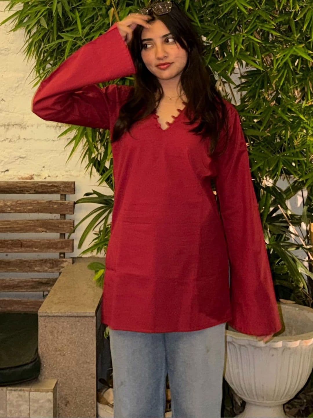 AAFAMI Women Handloom Kurta - view 1