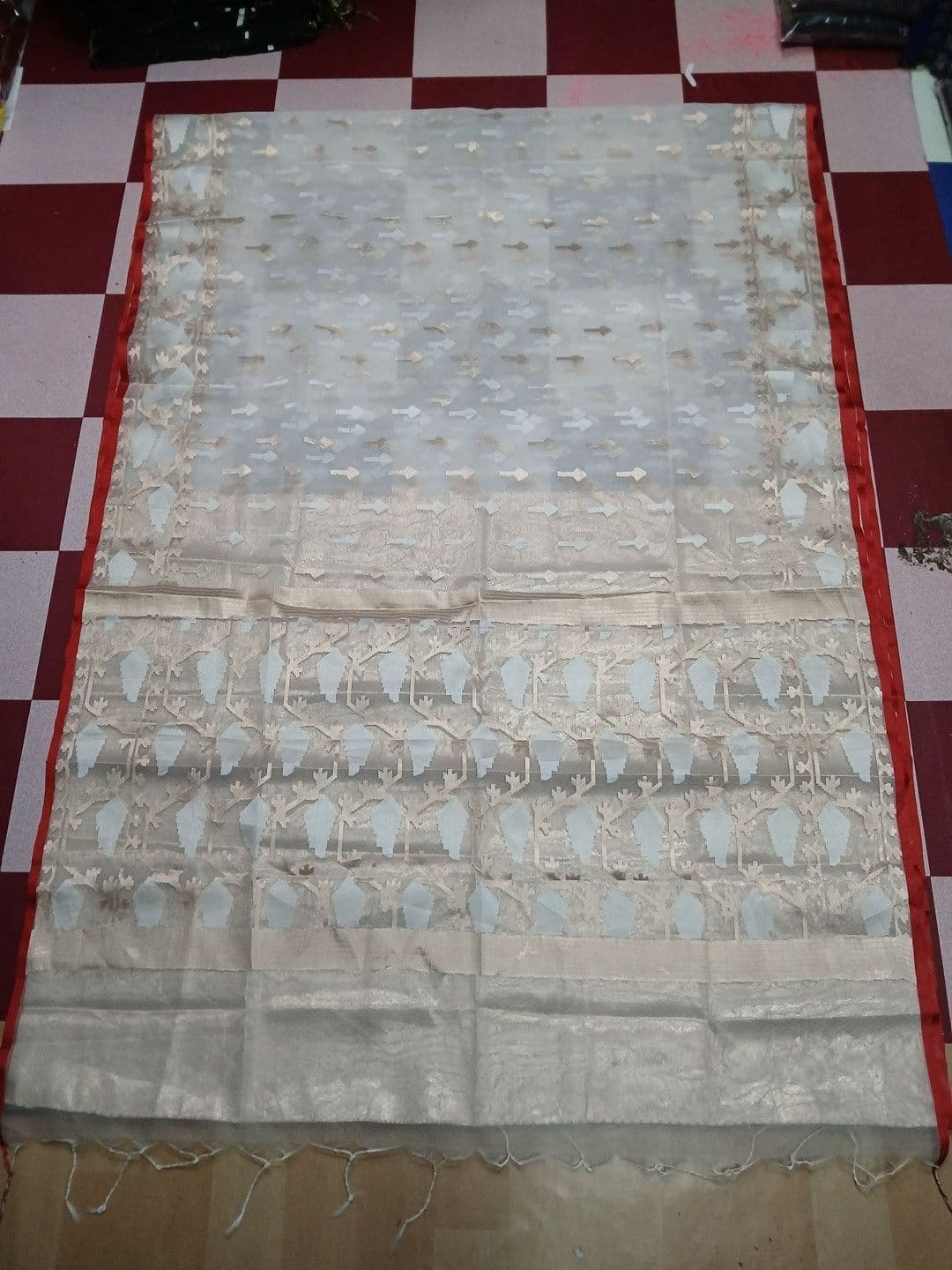 SAHA TEXTILE Woven Design Zari Handloom Saree - view 1