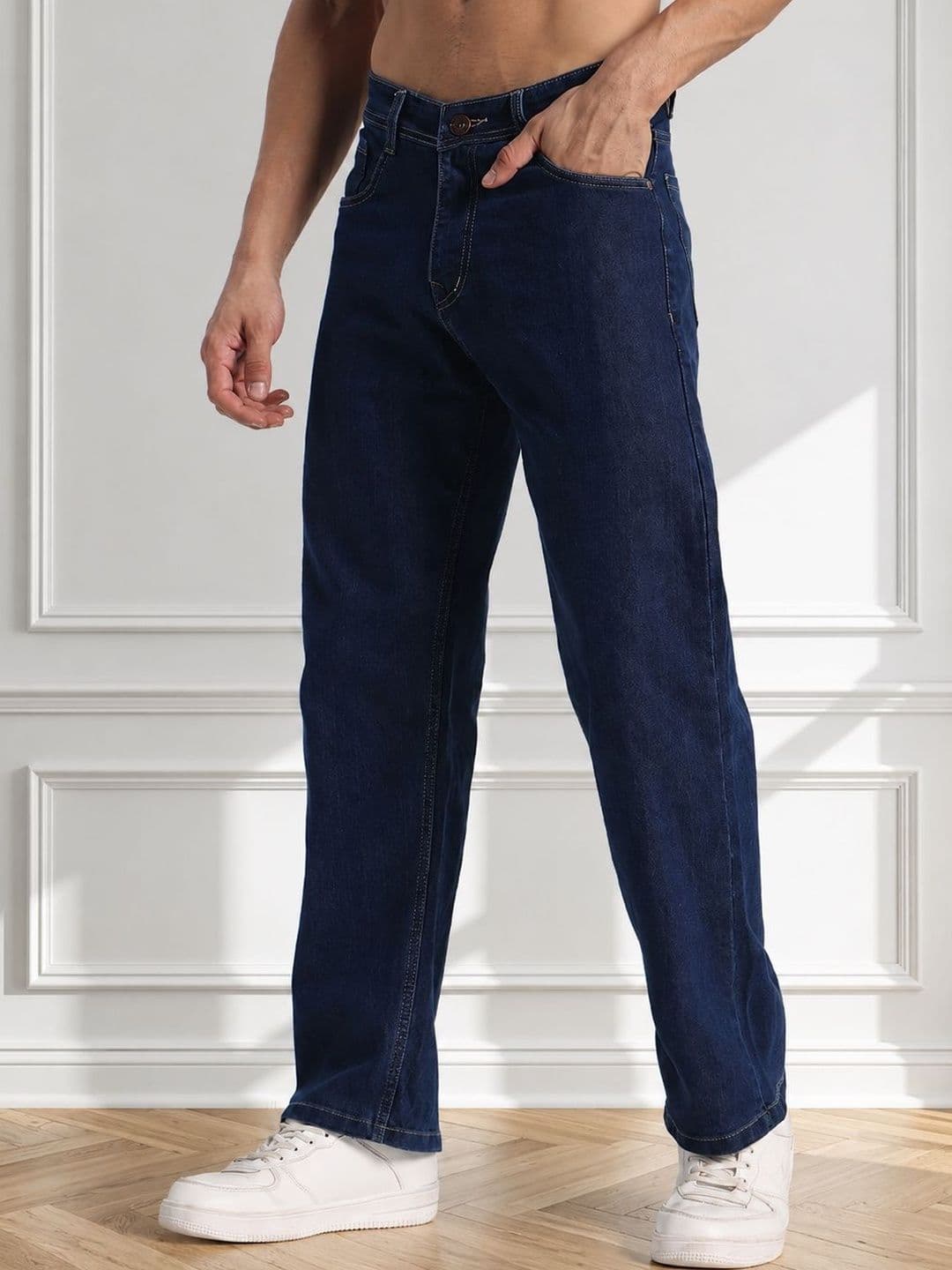 DRIPLYN Men Comfort Relaxed Fit Mid-Rise Jeans - view 1