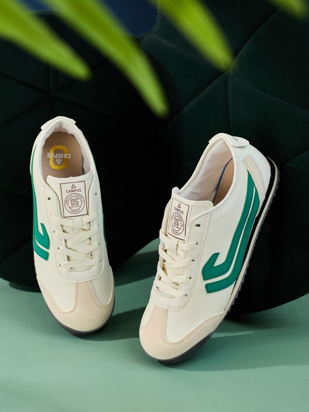 Campus DENARO Men Colourblocked PU Sneakers - view 1