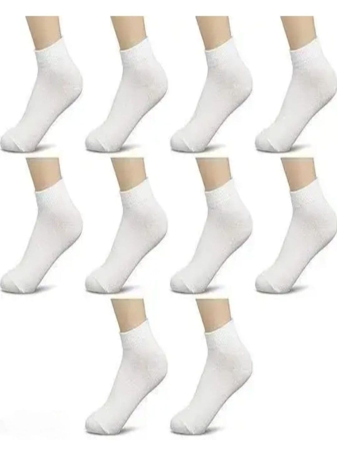 SOKSI Men Pack of 10 Cotton Assorted Ankle Length Socks - view 1