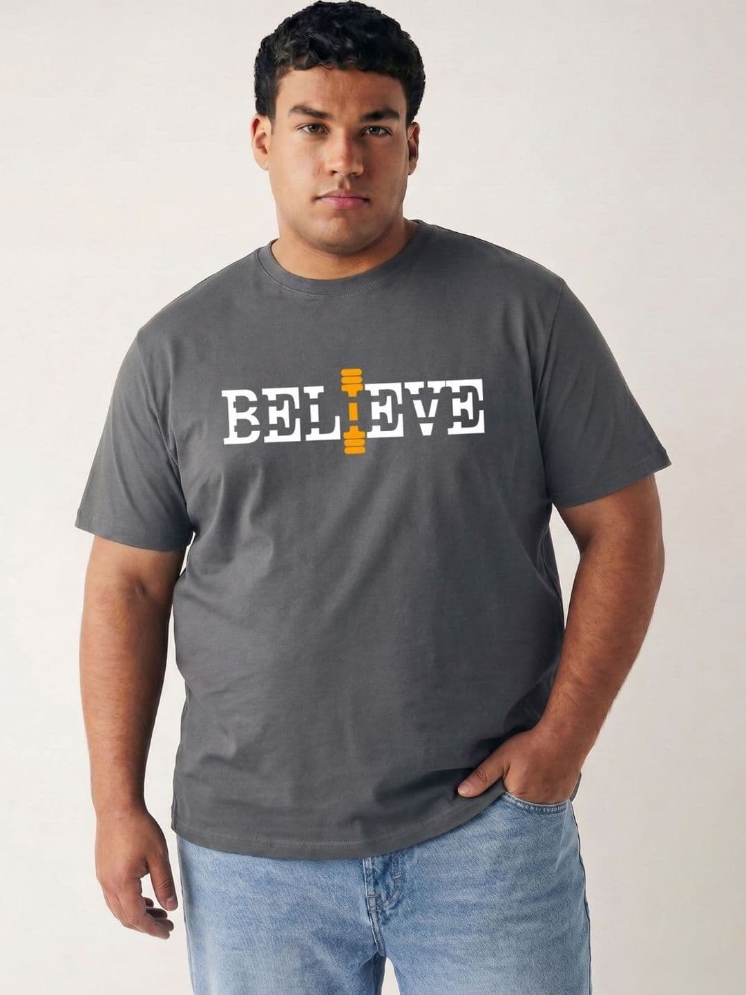 Toodle Plus Plus Size Men Typography Printed T-shirt - view 1