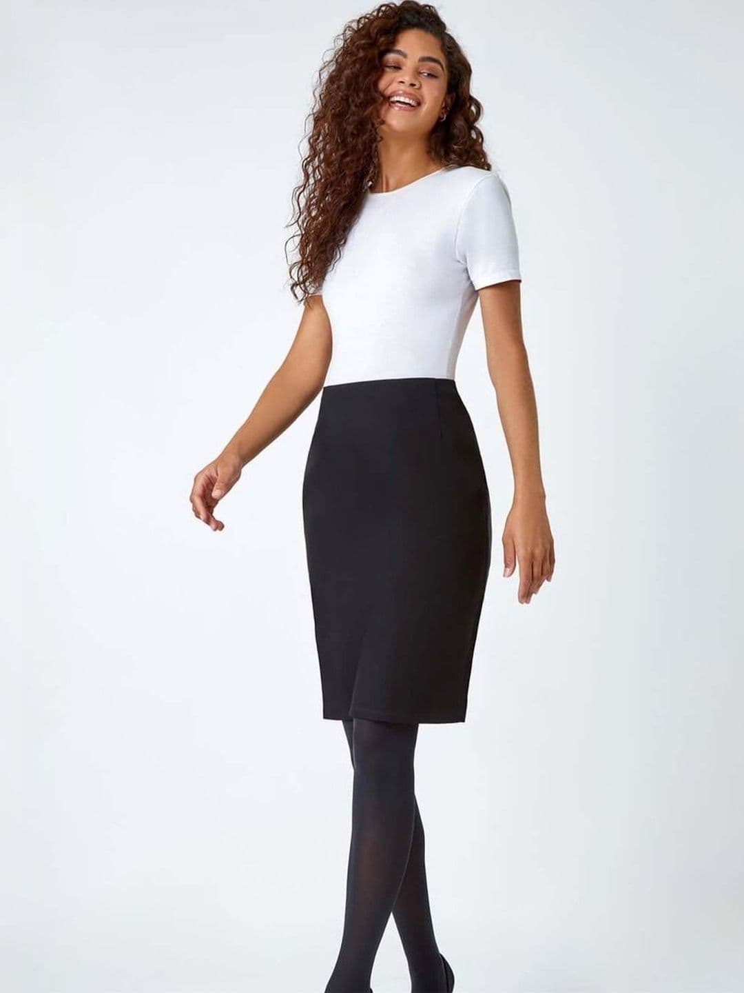 Stylecast X Kotty Women Back Slit Knee Length Pencil Skirt - view 1