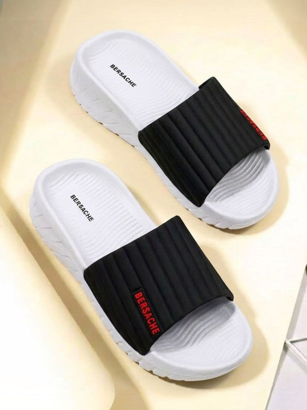 BERSACHE Men Rubber Sliders - view 1