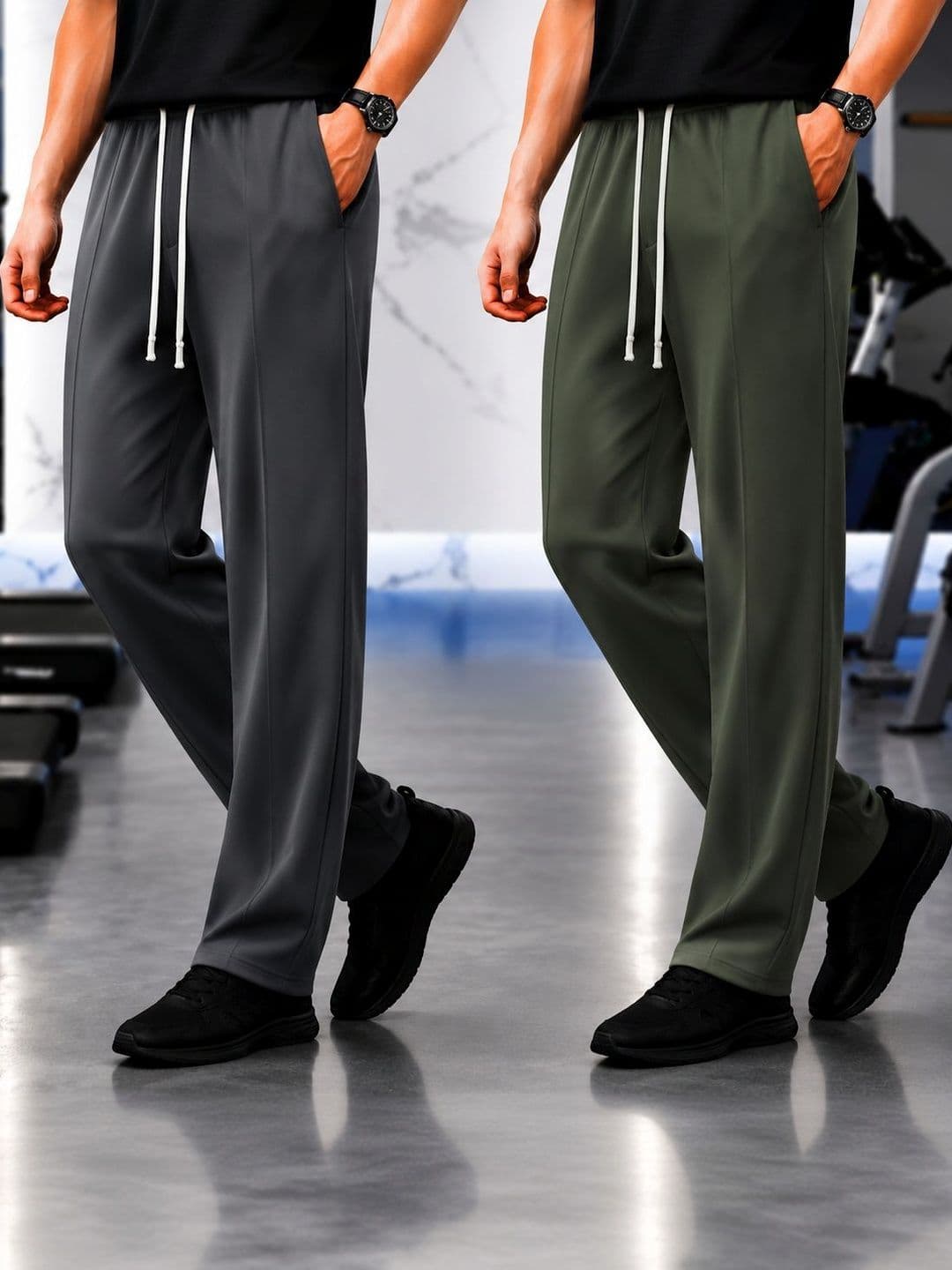 MACK JONNEY Men Pack of 2 Regular Fit Training Track Pants - view 1