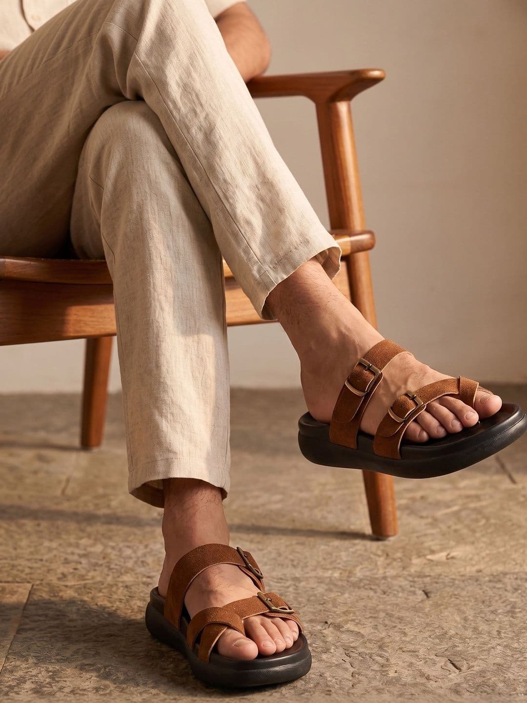 El Paso Men Comfort Sandals - view 1