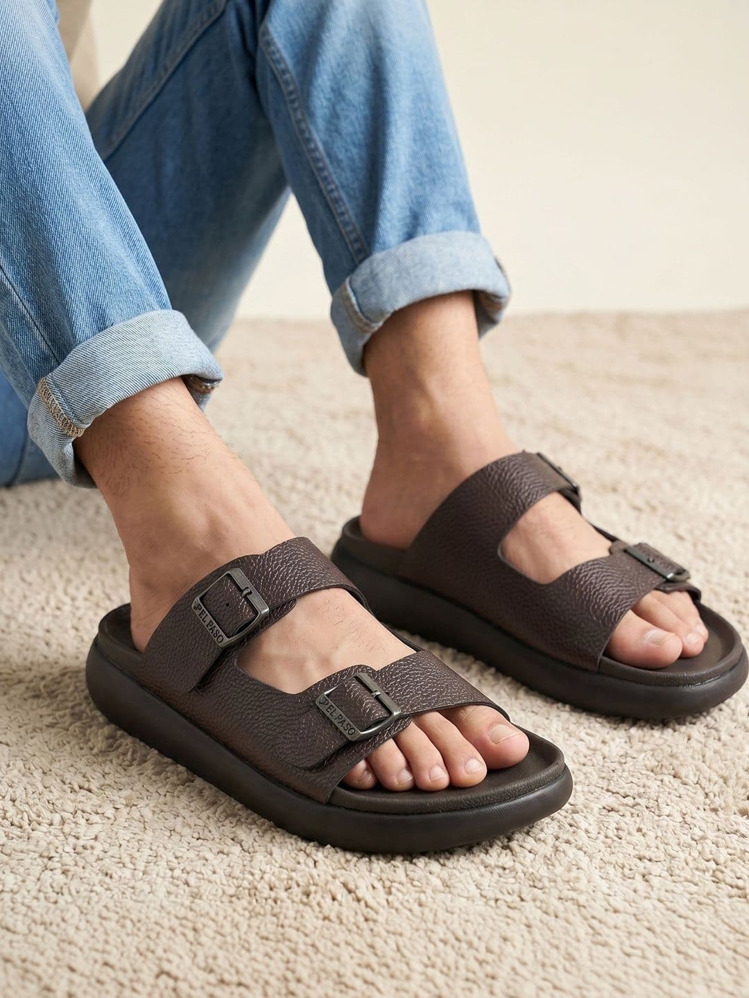 El Paso Men Comfort Sandals - view 1
