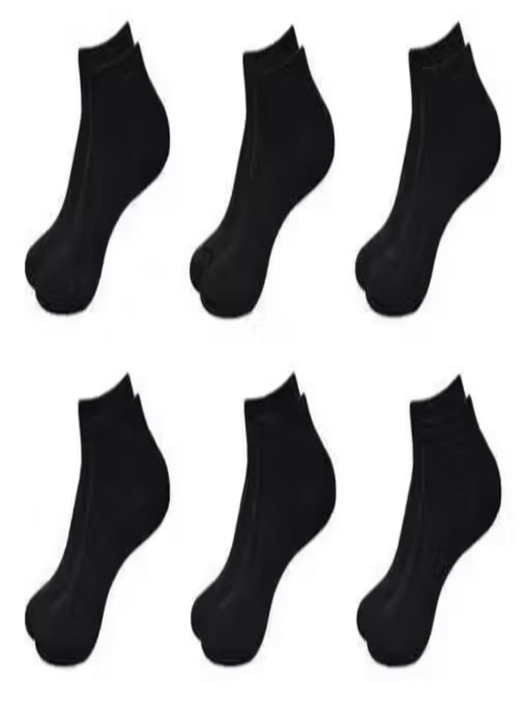 SOKSI Men Pack of 6 Cotton Assorted Ankle Length Socks - view 1