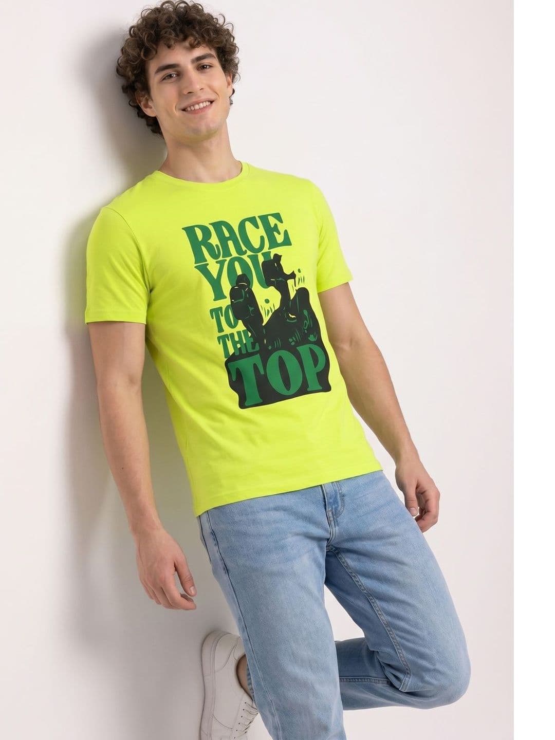 Roadster Men Printed T-shirt - view 1