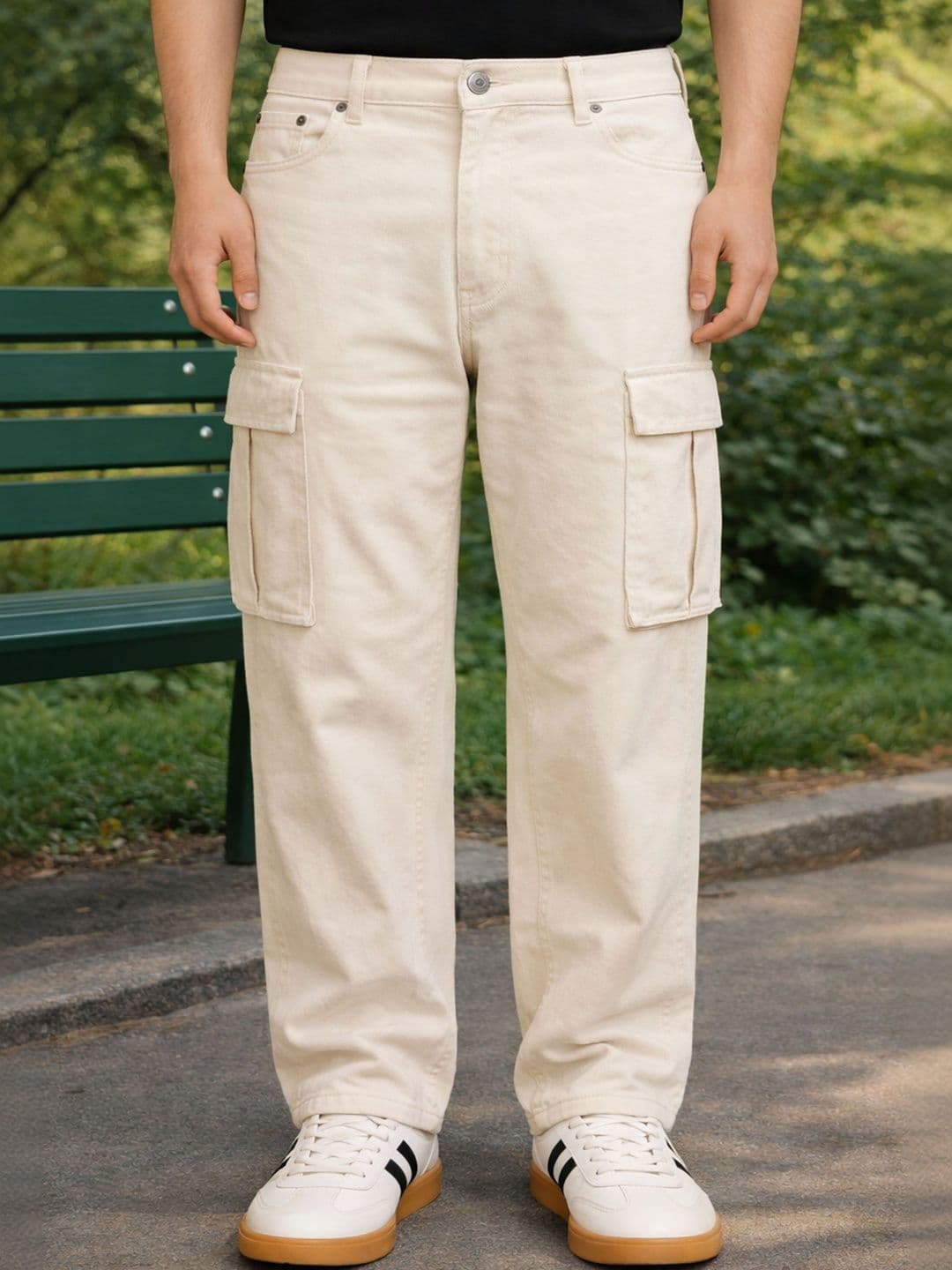 W.T.F - Witnessing True Fashion Men Comfort Wide Leg Mid-Rise Jeans - view 1