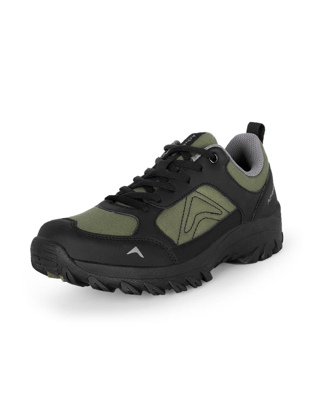 Adventra Sports Men Olive Green Low Top Hiking Shoes with AntiSkid Rubber Sole EH500 - view 1