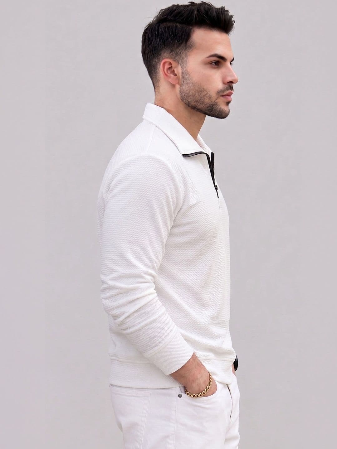 Mast & Harbour Men Polo Collar T-shirt - view 1