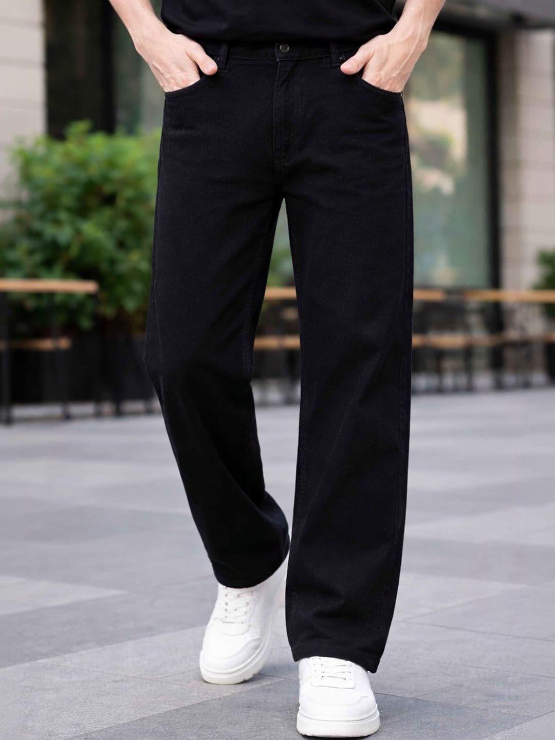 W.T.F - Witnessing True Fashion Men Comfort Relaxed Fit Mid-Rise Jeans - view 1