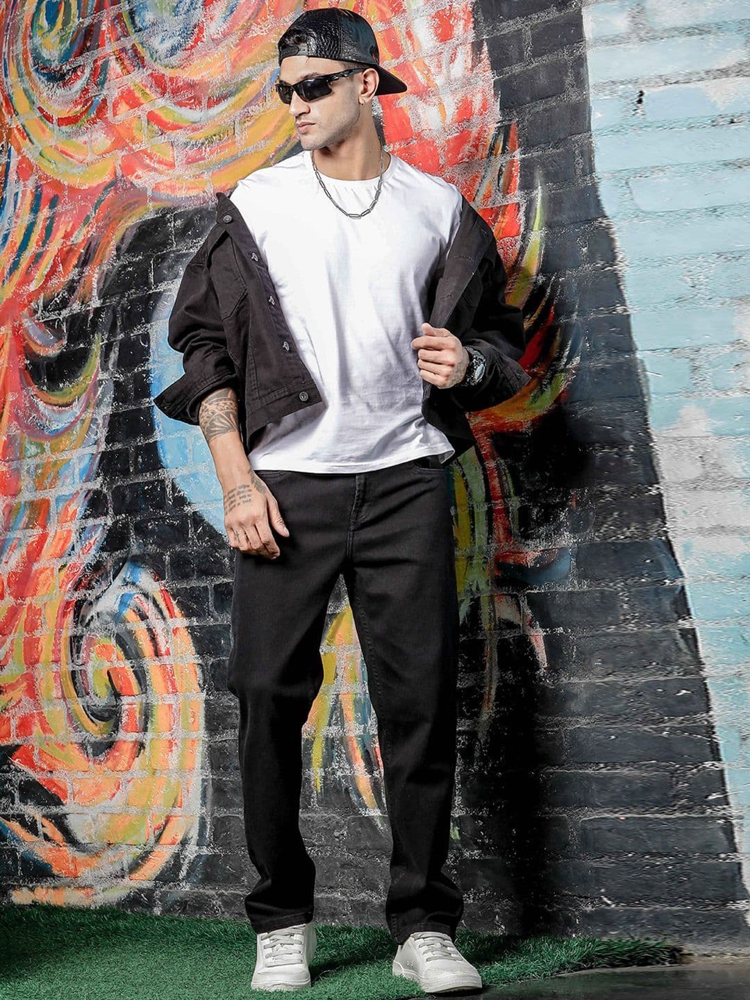 W.T.F - Witnessing True Fashion Men Smart Relaxed Fit Mid Rise Jeans - view 1