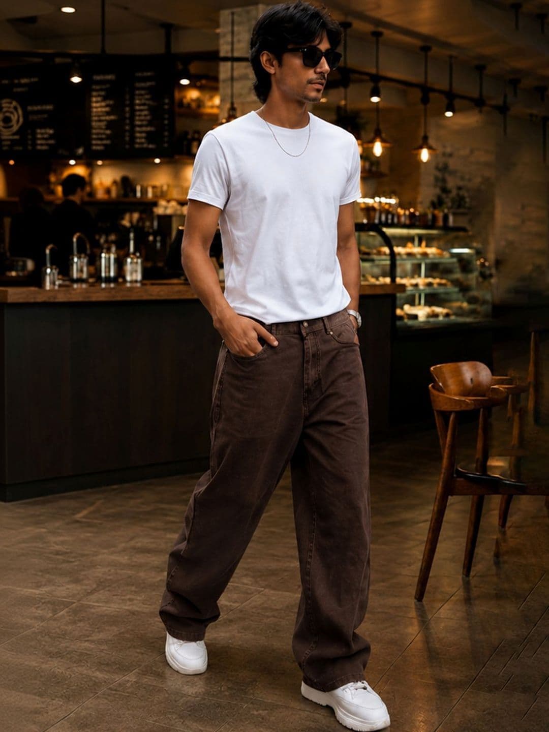 SZN Men Classic Regular Fit Mid-Rise Stretchable Jeans - view 1