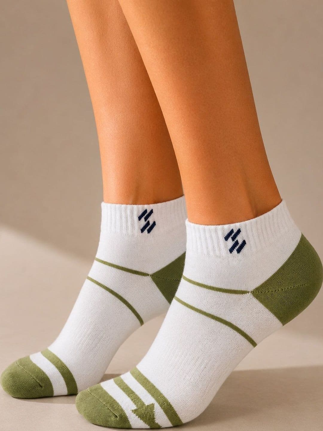 Sloxie Unisex Pack of 6 Cotton Patterned Above Ankle Socks - view 1
