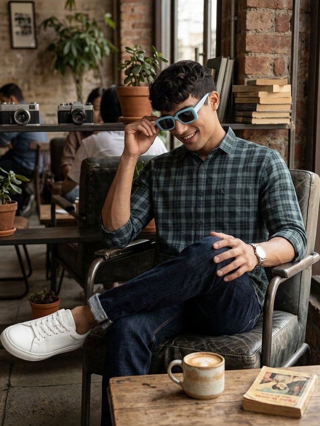 Roadster Men Classic Tartan Checks Checked Casual Shirt - view 1