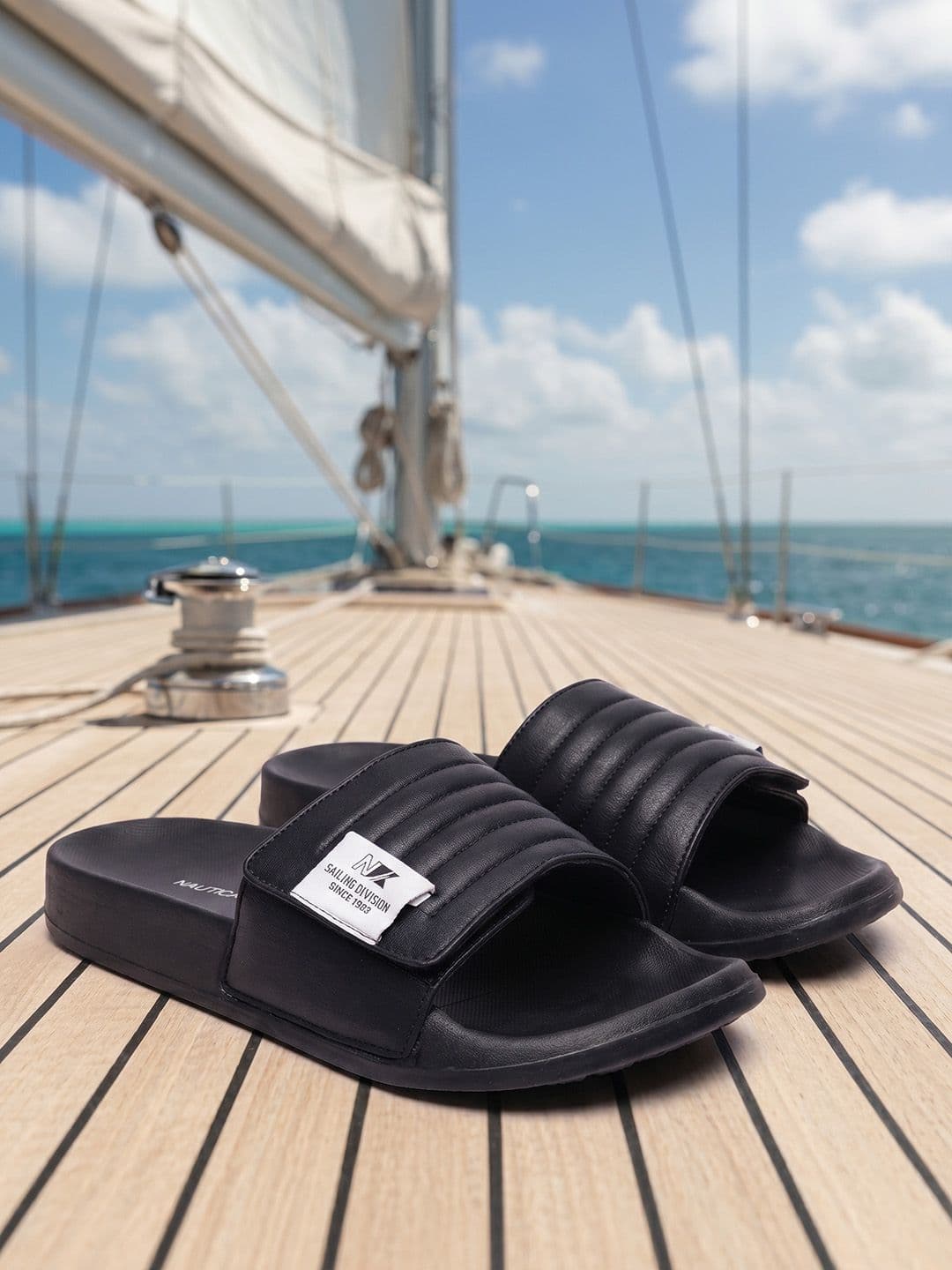 Nautica Men Textured Sliders - view 1