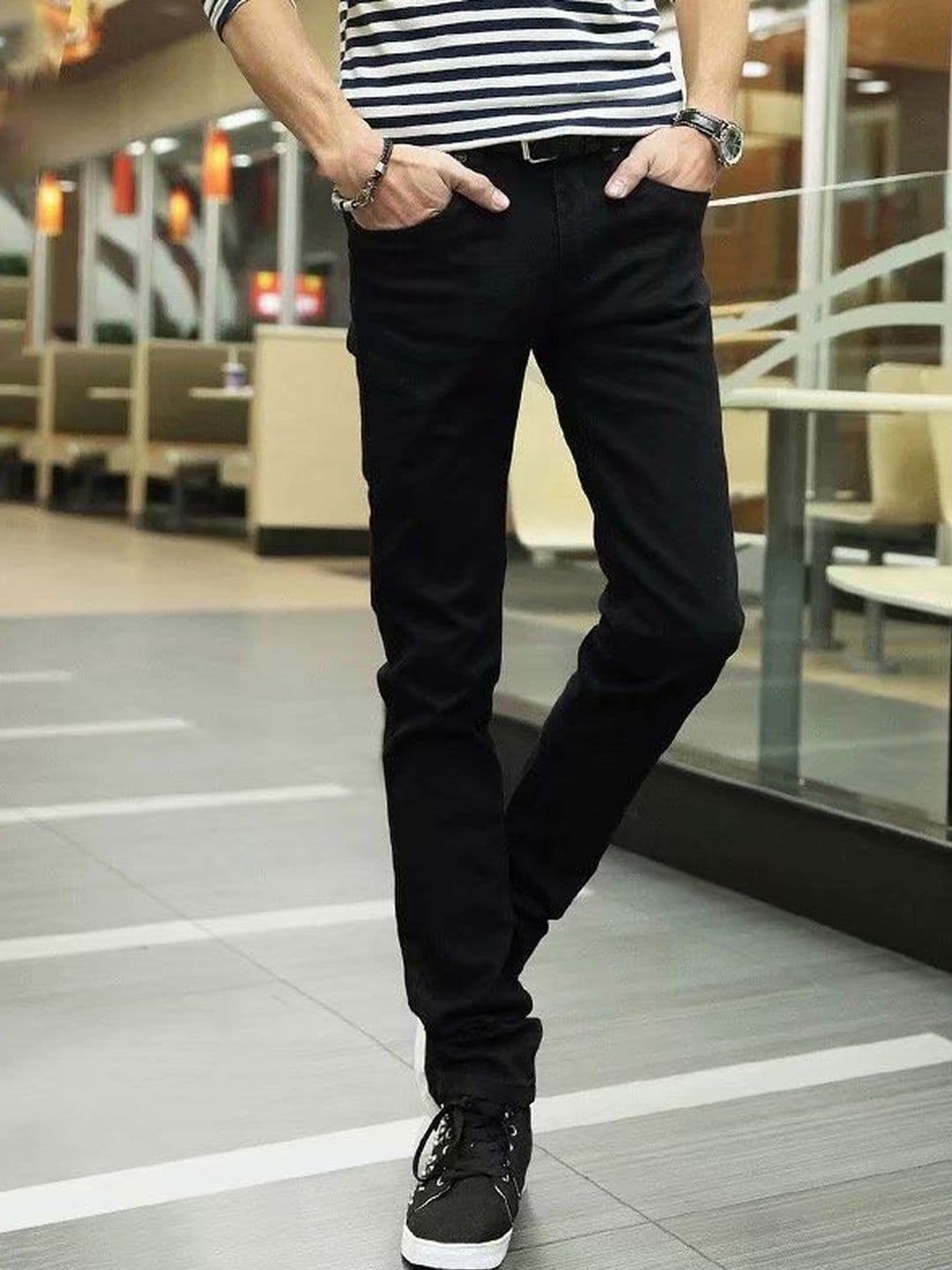 StyleCast Men Straight Fit Mid-Rise Light Fade Jeans - view 1