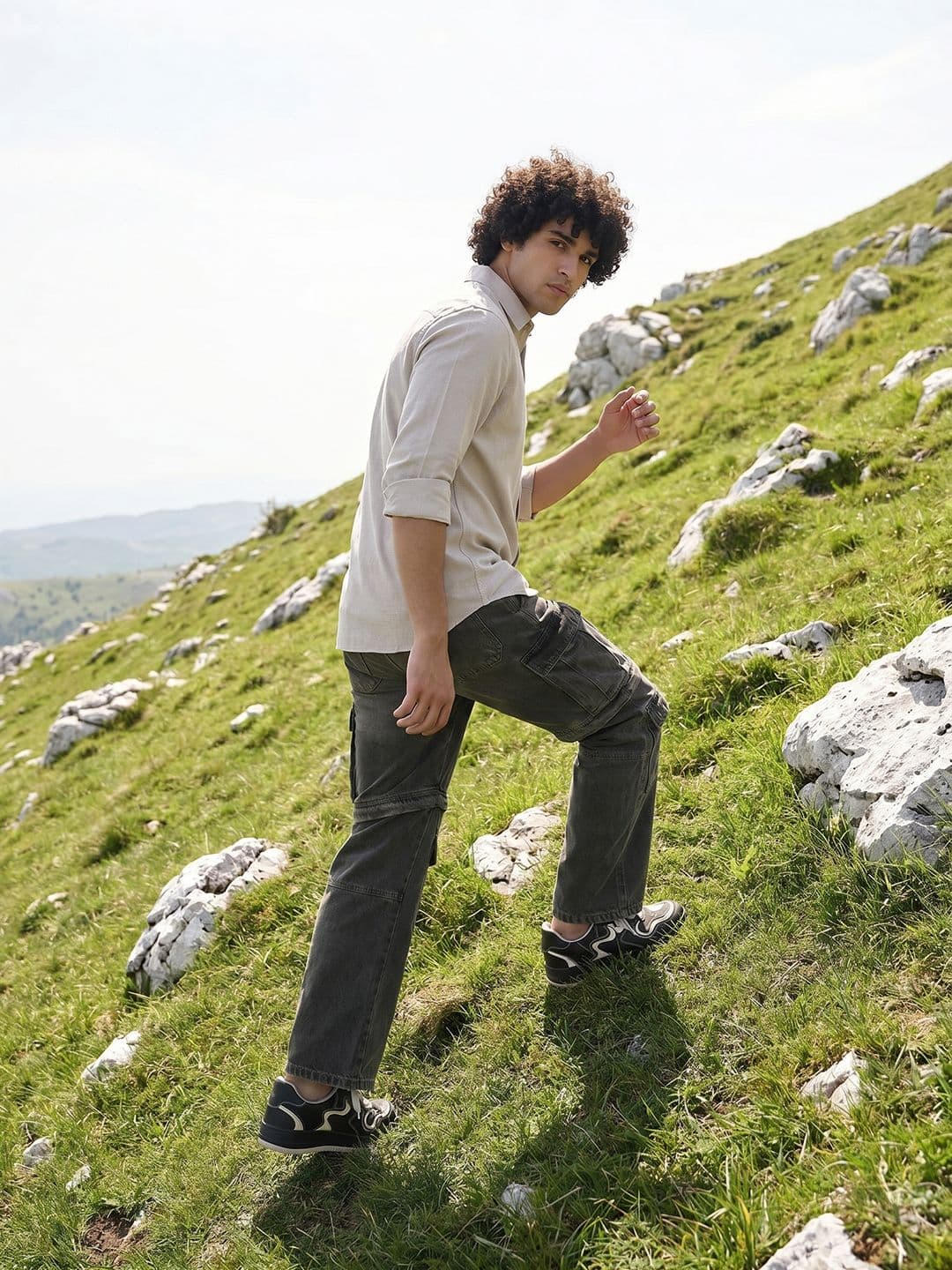 The Roadster Life Co. Self Design Relaxed Fit Casual Shirt - view 1