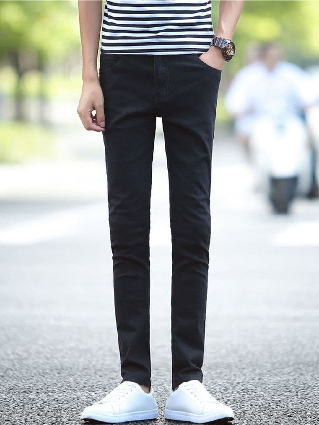 StyleCast Men Straight Fit Mid-Rise Light Fade Jeans - view 1
